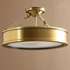 Metal Disc-Style Gold Vintage Ceiling Light for Home Decor - Rebooters