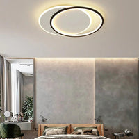 Dual Interlocking Ring LED Ceiling Light for Modern Homes - Rebooters