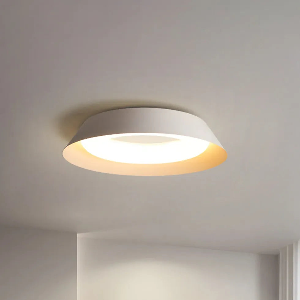 Dual-Tone Round Minimalist Ceiling Light for Modern Spaces - Rebooters