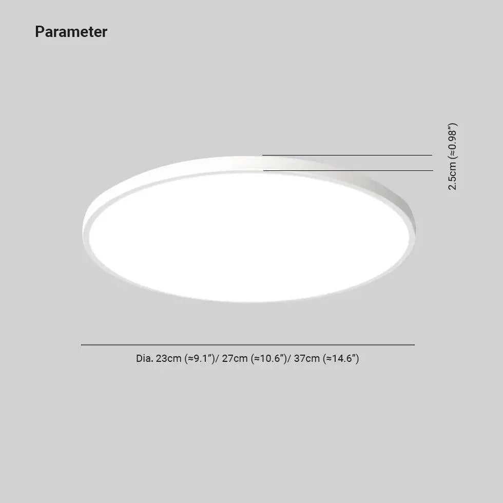 Slim Round Bathroom Flush Ceiling Lights for Modern Spaces - Rebooters