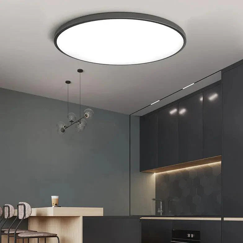 Slim Round Bathroom Flush Ceiling Lights for Modern Spaces - Rebooters