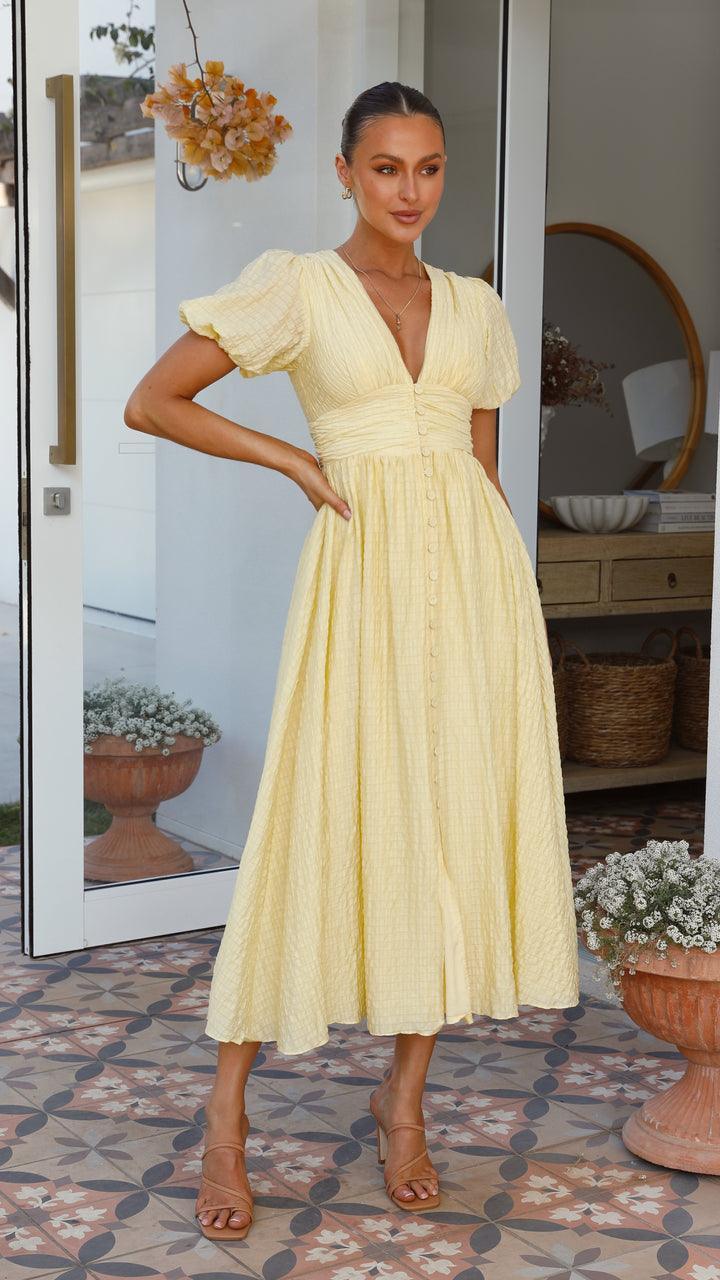 Skyler Women's Flowy Maxi Dress with Long Sleeves - Rebooters -Women's Dresses