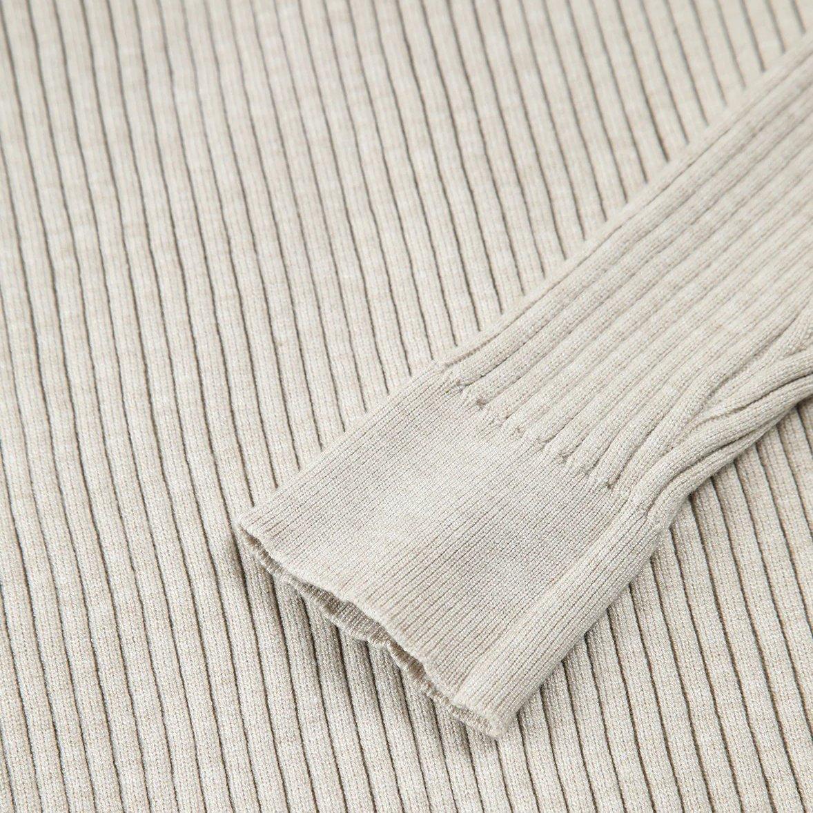 Womens Ribbed Turtleneck Sweater Dress for Cozy Style - Rebooters -Women's Dresses