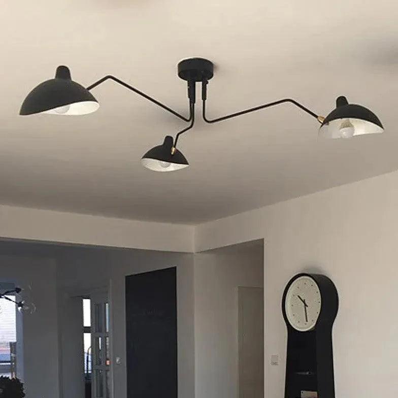 Adjustable Multi-Arm Black Chandelier for Dining Room Decor | Rebooters - Rebooters