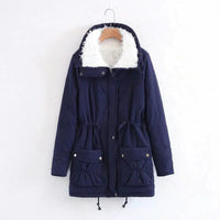 Womens Cozy Sherpa-Lined Hooded Parka for Ultimate Warmth - Rebooters