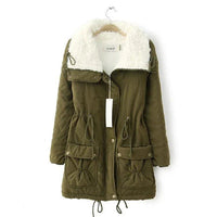 Womens Cozy Sherpa-Lined Hooded Parka for Ultimate Warmth - Rebooters