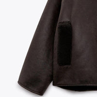 Womens Cozy Sherpa-Lined Peacoat for Ultimate Warmth - Rebooters