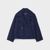 Womens Chic Short Double-Breasted Jacket for Effortless Style - Rebooters