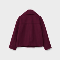 Womens Chic Short Double-Breasted Jacket for Effortless Style - Rebooters