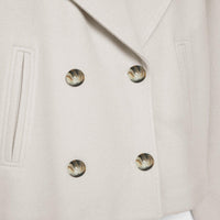 Womens Chic Short Double-Breasted Jacket for Effortless Style - Rebooters