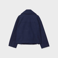 Womens Chic Short Double-Breasted Jacket for Effortless Style - Rebooters