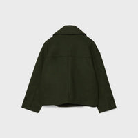 Womens Chic Short Double-Breasted Jacket for Effortless Style - Rebooters