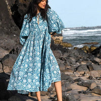 Elegant Kimber Women's Maxi Dress with Floral Print Design Rebooters Maxi Women's Dresses