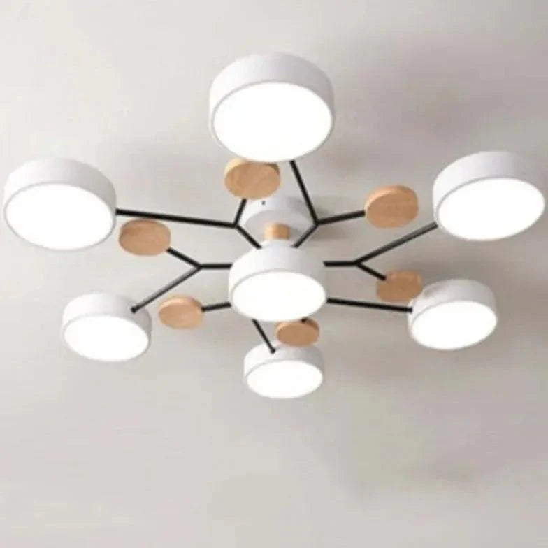 Green Bracket Modern Flush Ceiling Lights for Stylish Spaces - Rebooters