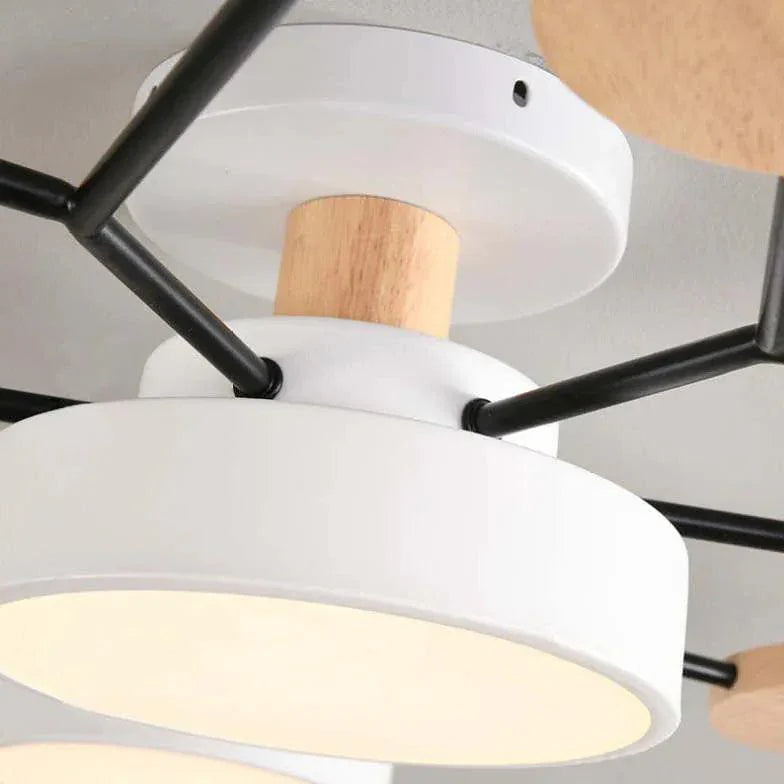 Green Bracket Modern Flush Ceiling Lights for Stylish Spaces - Rebooters