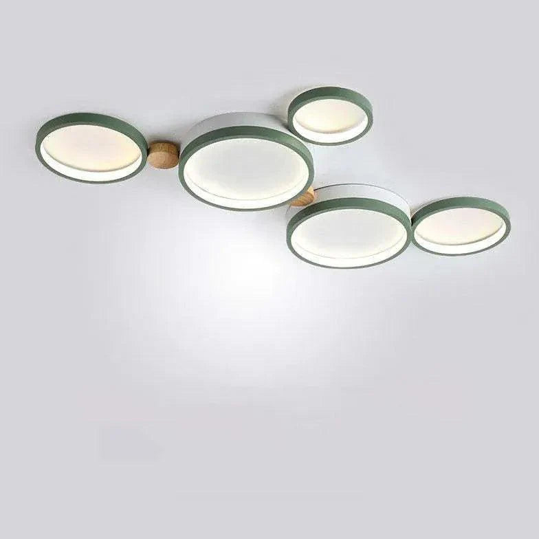 Green Plane LED Modern Flush Ceiling Lights for Home Use - Rebooters