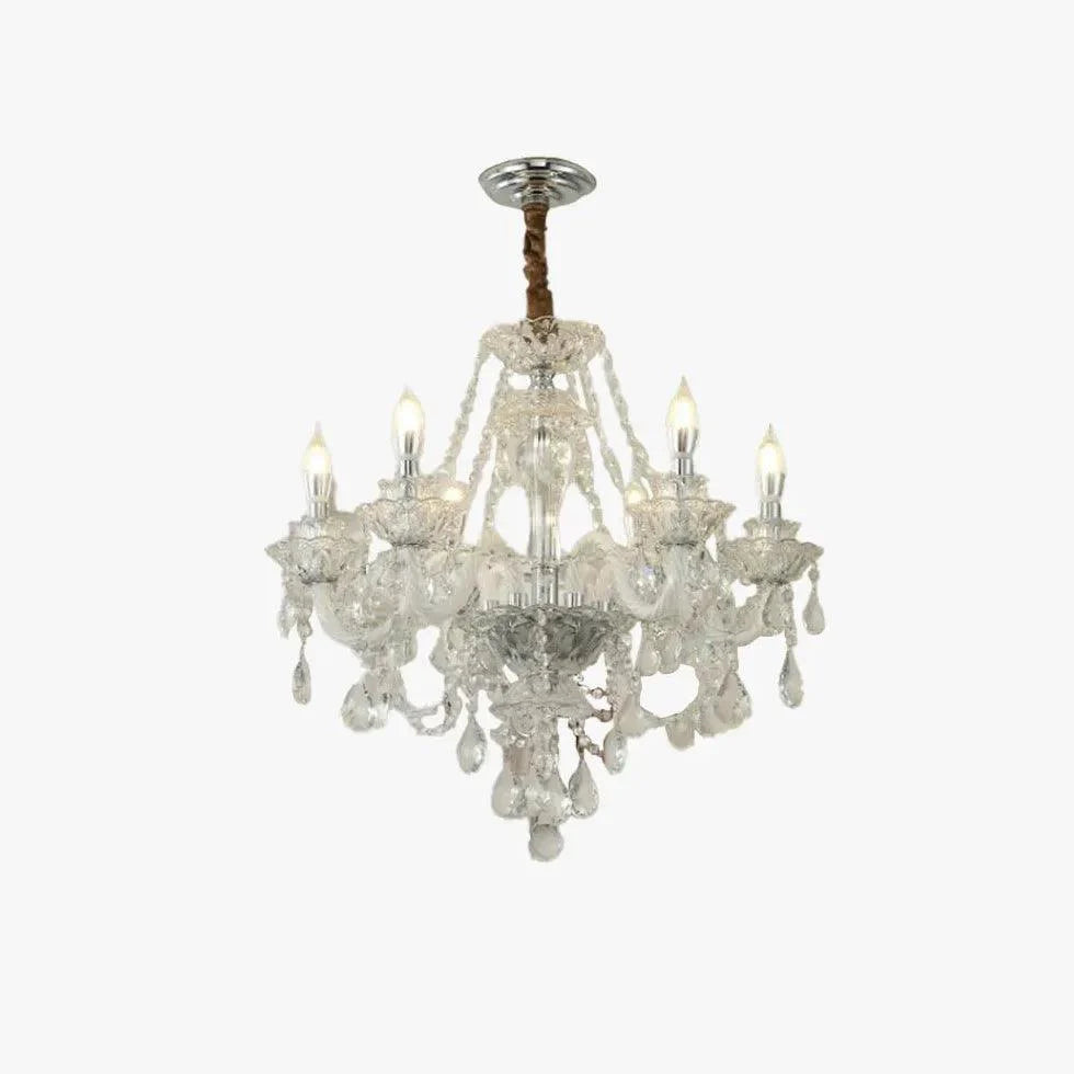 Multi-Layered Stars Crystal Modern Chandelier for Elegance | Rebooters - Rebooters