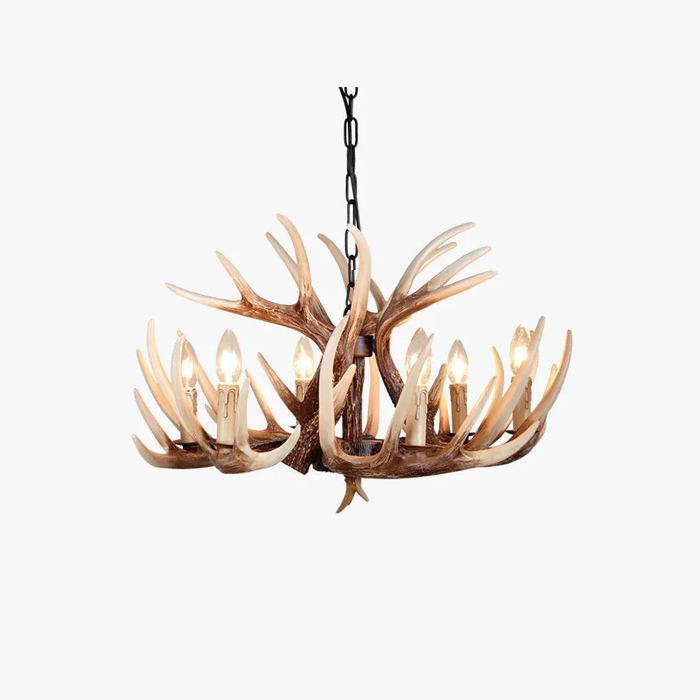 Faux Antler Vintage Candle Holder Chandelier for Home Decor | Rebooters - Rebooters