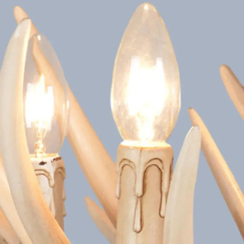 Faux Antler Vintage Candle Holder Chandelier for Home Decor | Rebooters - Rebooters