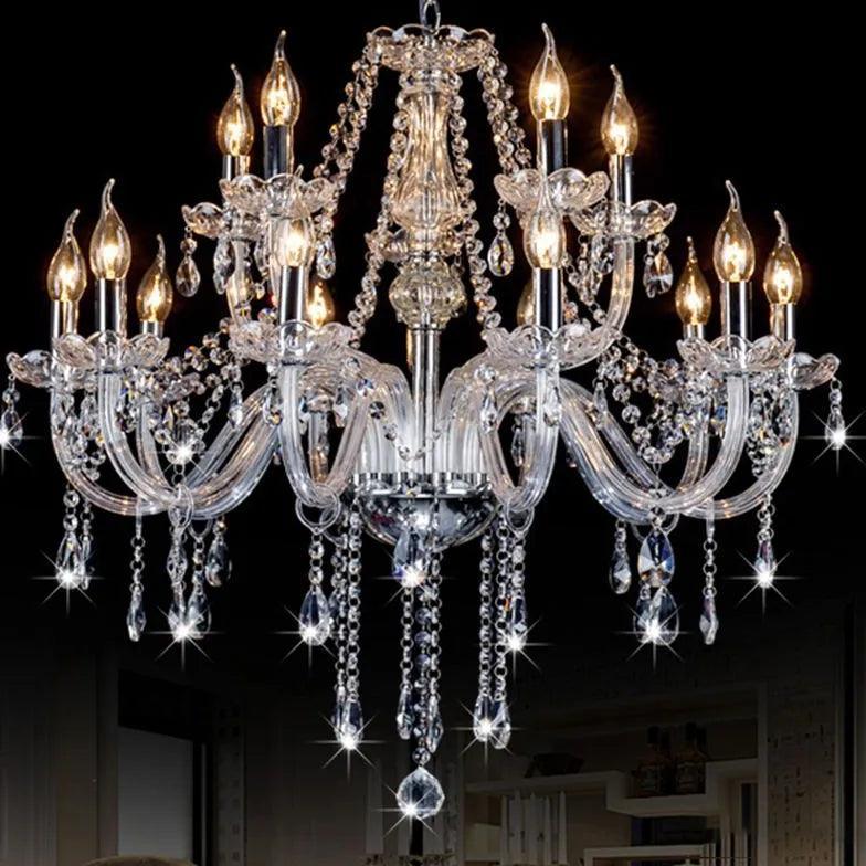 Glass Candle Holders Elegant Vintage Chandelier Design | Rebooters - Rebooters