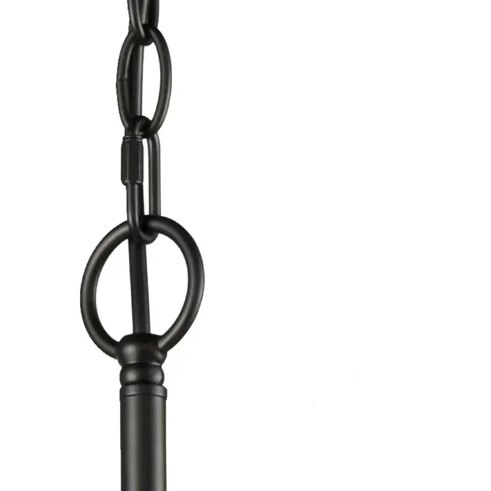 Candelabra Style Black Metal Kitchen Chandelier for Dining | Rebooters - Rebooters