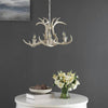 Faux Antler White Candelabra Branch Chandelier Pendant Light | Rebooters - Rebooters