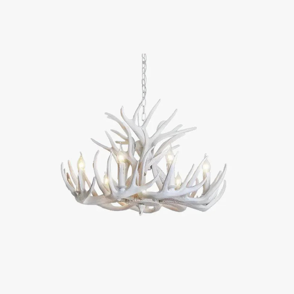 Natural Sculpture White Modern Chandelier for Home Decor | Rebooters - Rebooters