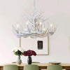 Natural Sculpture White Modern Chandelier for Home Decor | Rebooters - Rebooters