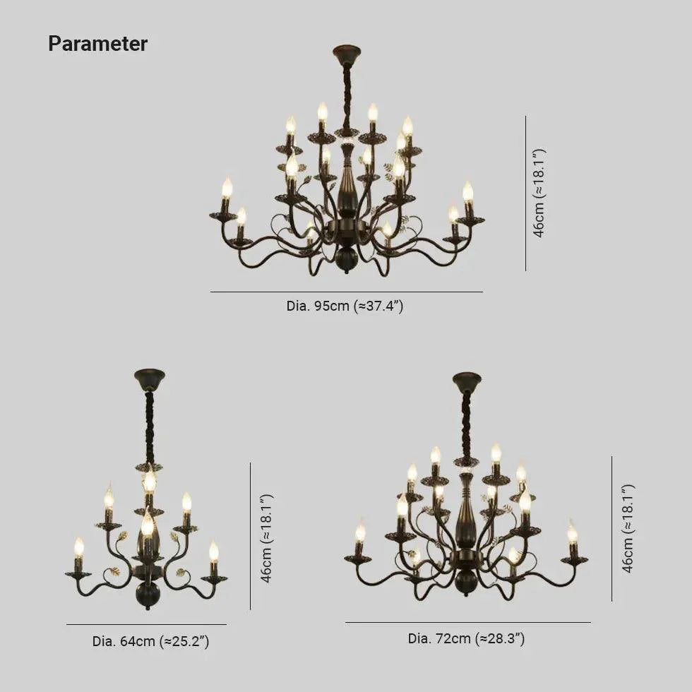 Baroque Classical Living Room Chandelier for Elegant Decor | Rebooters - Rebooters