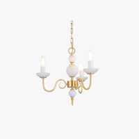 Ceramic Candle Holder Golden Vintage Chandelier for Home Decor | Rebooters - Rebooters