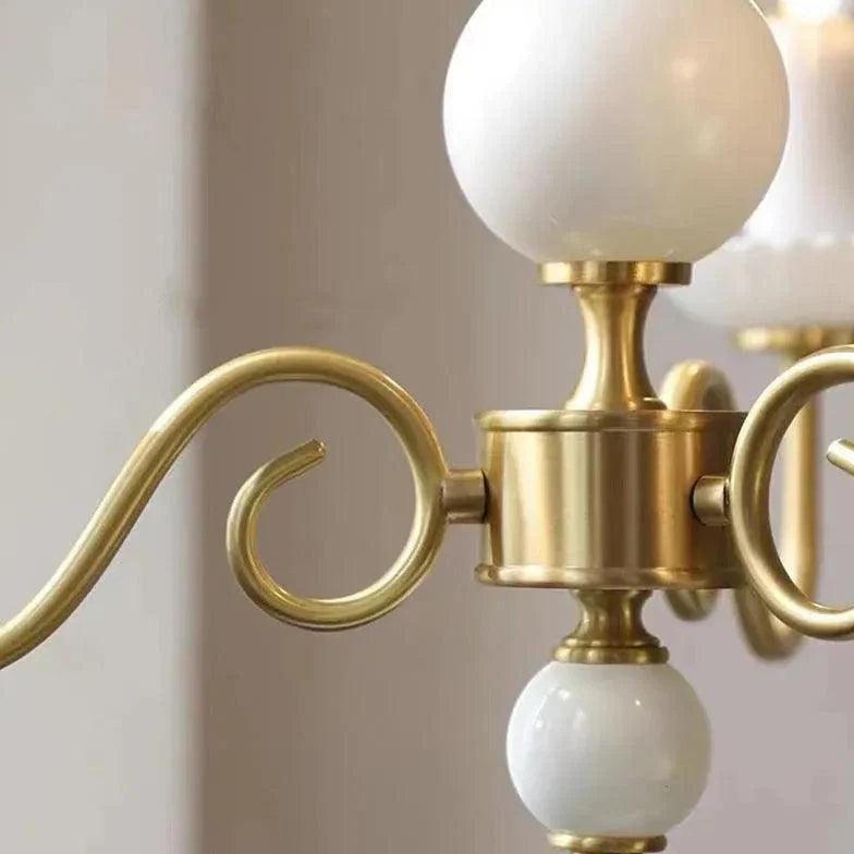 Ceramic Candle Holder Golden Vintage Chandelier for Home Decor | Rebooters - Rebooters