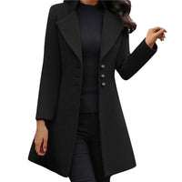 Womens Chic Tailored Longline Overcoat for Stylish Elegance - Rebooters