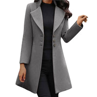 Womens Chic Tailored Longline Overcoat for Stylish Elegance - Rebooters