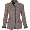 Womens Stylishly Tailored Wool Button-Up Jacket for Elegance - Rebooters