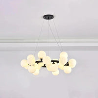 Glass Bubble LED Modern Chandelier for Elegant Spaces | Rebooters - Rebooters