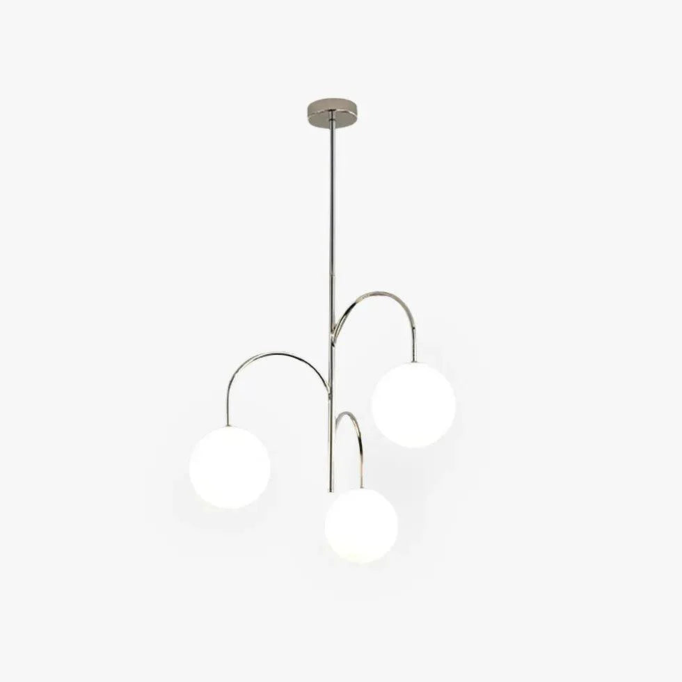 Three-Head Glass Ball Minimalist Pendant Light for Dining Room | Rebooters - Rebooters