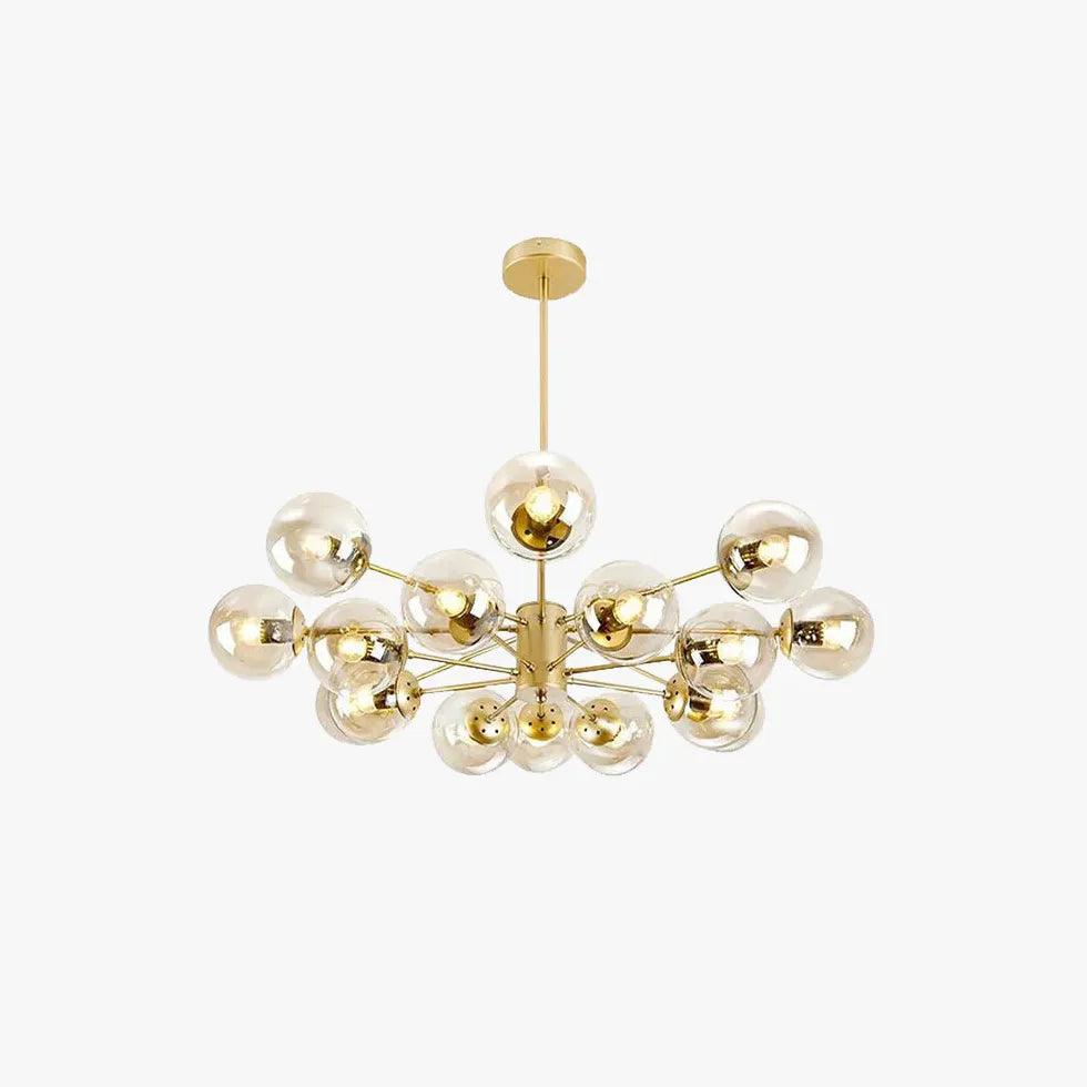 Glass Ball Multi-Head Modern Luxury Pendant Light Fixture | Rebooters - Rebooters