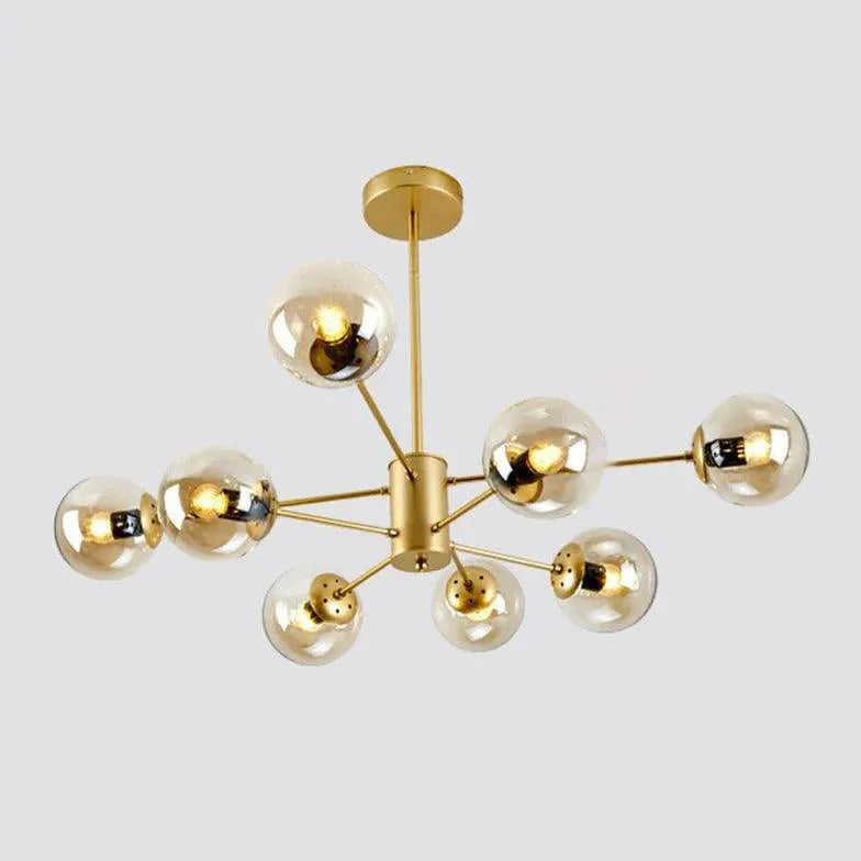 Glass Ball Multi-Head Modern Luxury Pendant Light Fixture | Rebooters - Rebooters