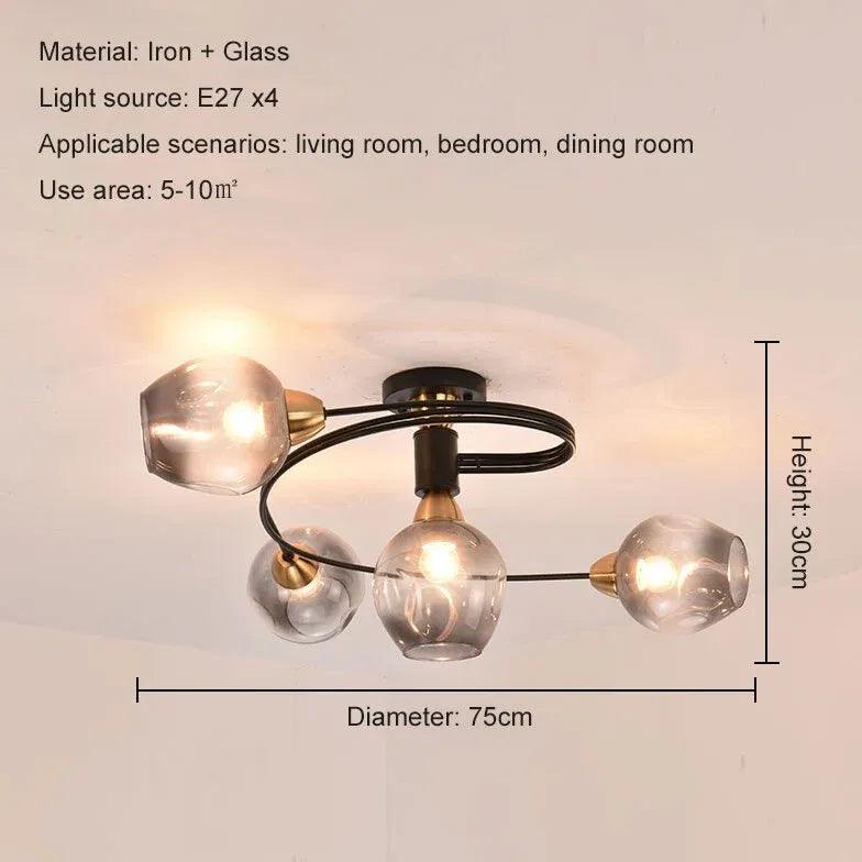 Extension Of Transparency Modern Ceiling Lights Design - Rebooters