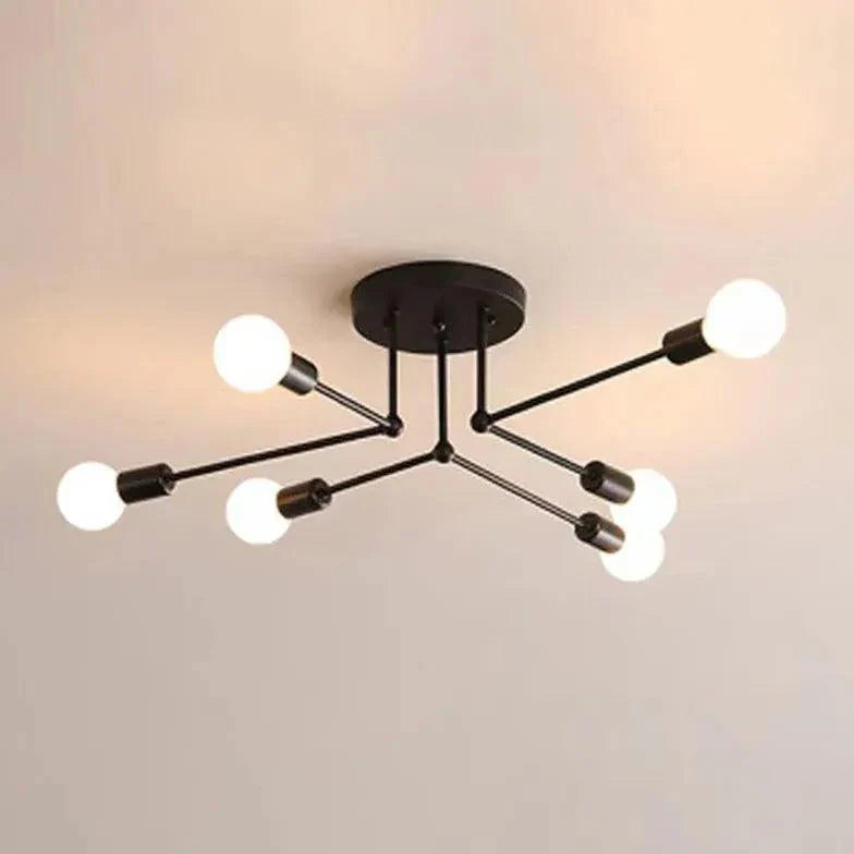 Radiating Multi-Head Modern Ceiling Light for Home Spaces - Rebooters