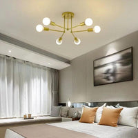 Radiating Multi-Head Modern Ceiling Light for Home Spaces - Rebooters