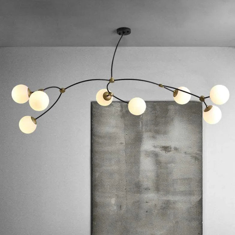 Minimalist Branch Modern Black Chandelier for Home Decor | Rebooters - Rebooters