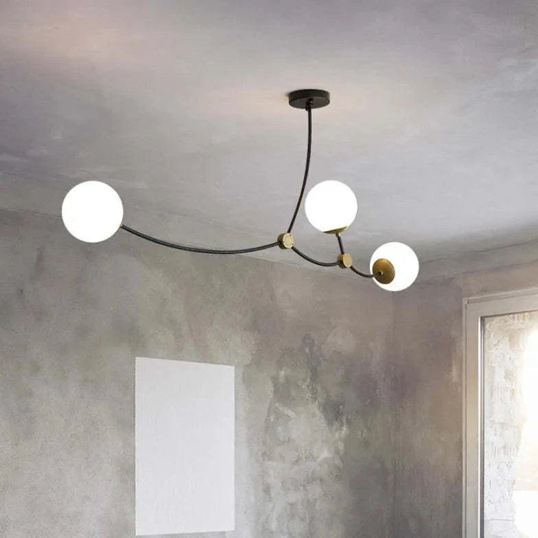 Minimalist Branch Modern Black Chandelier for Stylish Decor - Rebooters