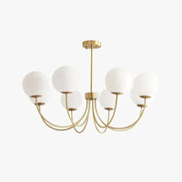 Curved And Branched Bedroom Gold Chandelier For Stylish Decor | Rebooters - Rebooters