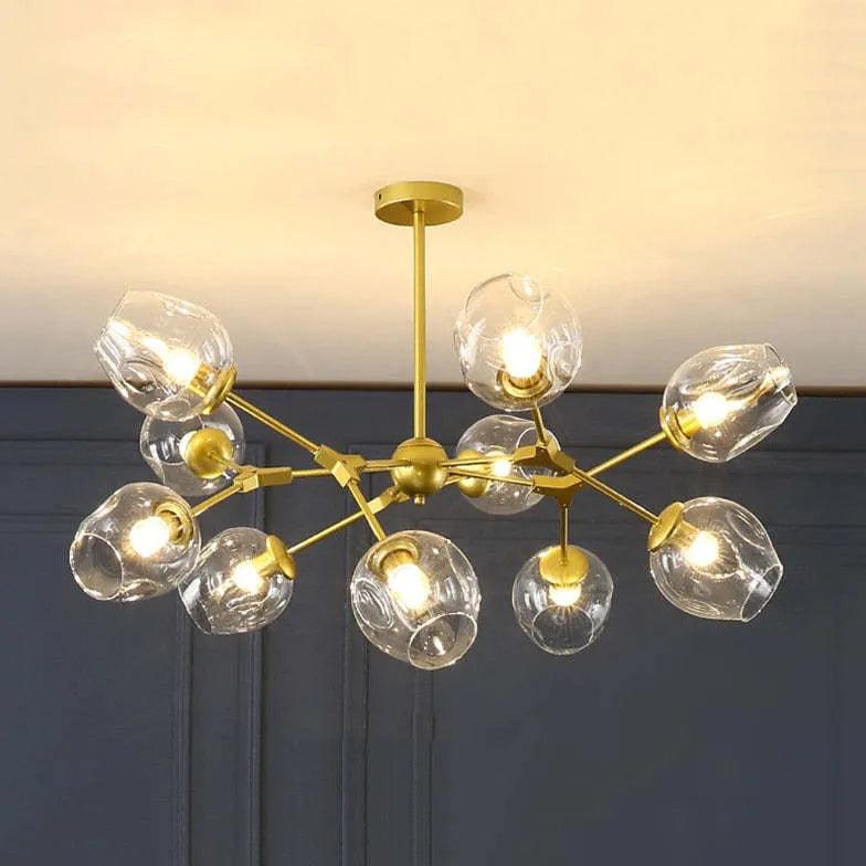 Radiating Multi-Head Colorful Glass Ball Pendant Light Fixture | Rebooters - Rebooters