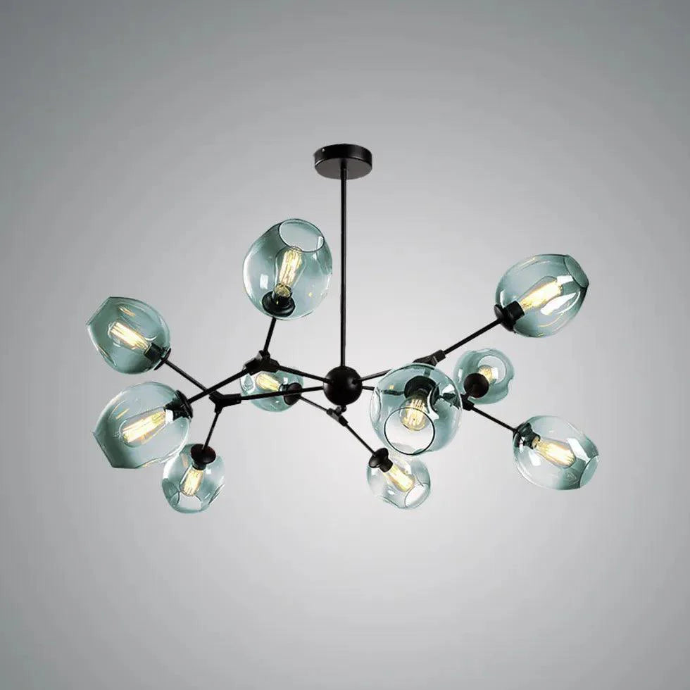 Radiating Multi-Head Colorful Glass Ball Pendant Light Fixture | Rebooters - Rebooters