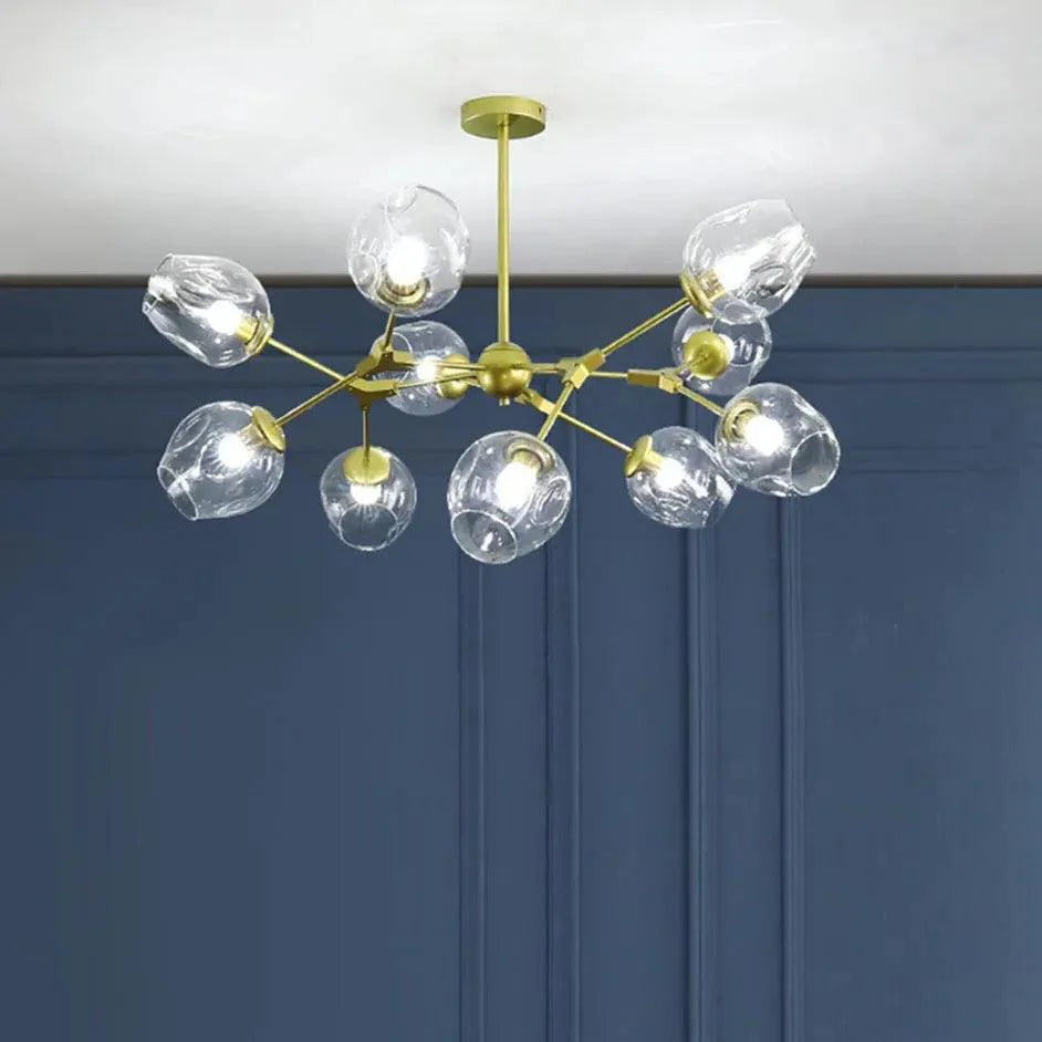 Radiating Multi-Head Colorful Glass Ball Pendant Light Fixture | Rebooters - Rebooters