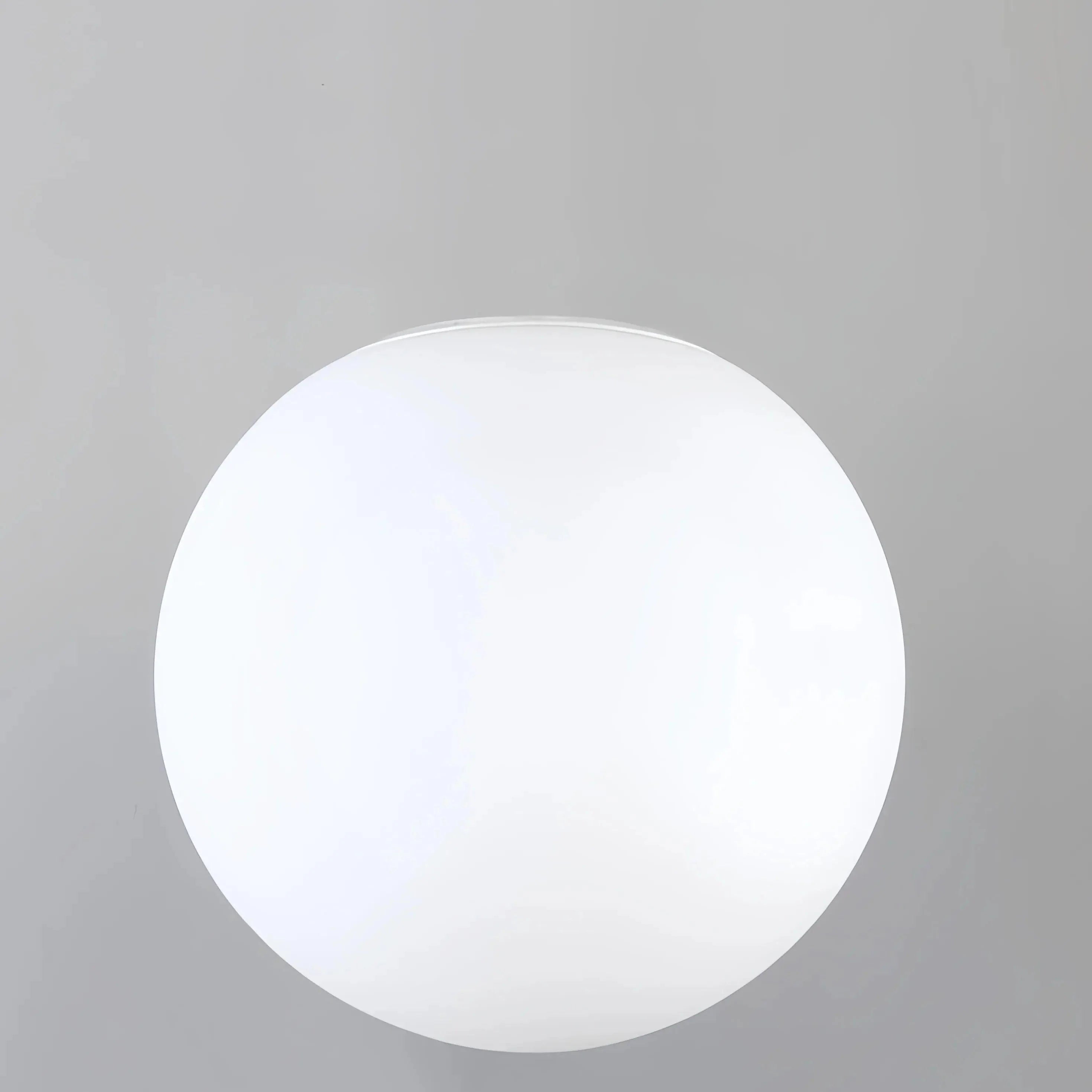 White Spherical Glass Hallway Ceiling Light Fixture Design - Rebooters