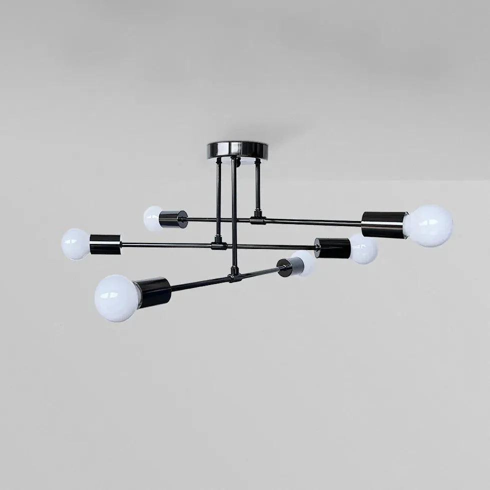 Multi-Arm Structure Gold Modern Ceiling Light Fixture | Rebooters - Rebooters