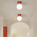 Spherical Glossy Modern Ceiling Light for Hallway Design - Rebooters